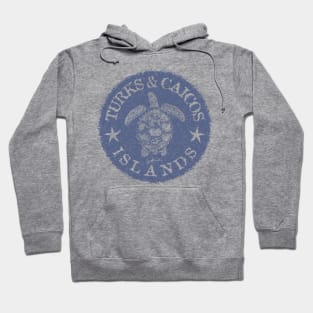 Turks & Caicos Islands Sea Turtle (Distressed) Hoodie